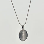 Oval Precious Pendant Necklace - Bodacious Bijous