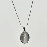 Oval Precious Pendant Necklace - Bodacious Bijous