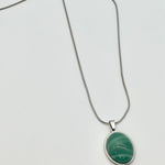 Oval Precious Pendant Necklace - Bodacious Bijous