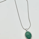 Oval Precious Pendant Necklace - Bodacious Bijous