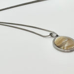 Oval Precious Pendant Necklace - Bodacious Bijous