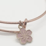 Pink Rose Gold Charm Bracelets - Bodacious Bijous