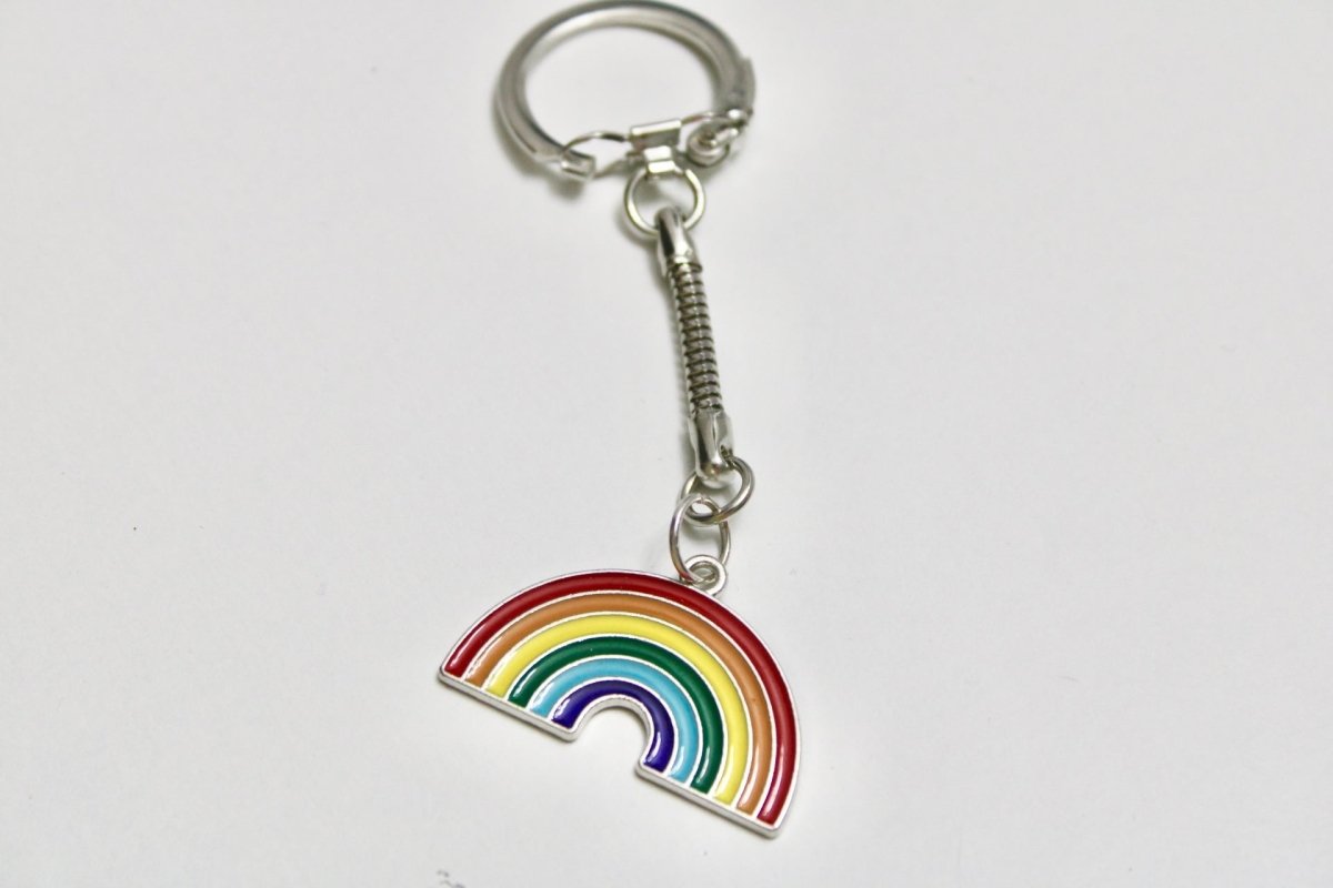 Rainbow Keychain - Bodacious Bijous