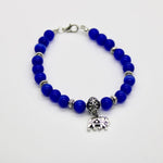 Royal Blue Bead Bracelet - Bodacious Bijous