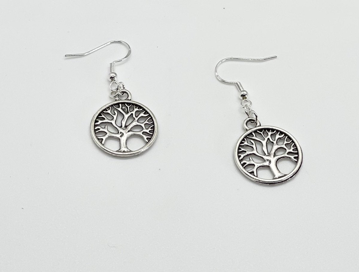 Silver Tree of Life Earrings - Bodacious Bijous