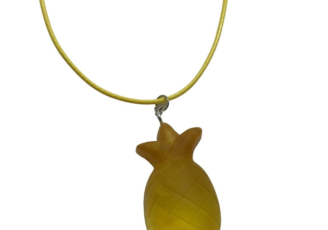 Sweet Pineapple Charm Necklace - Bodacious Bijous